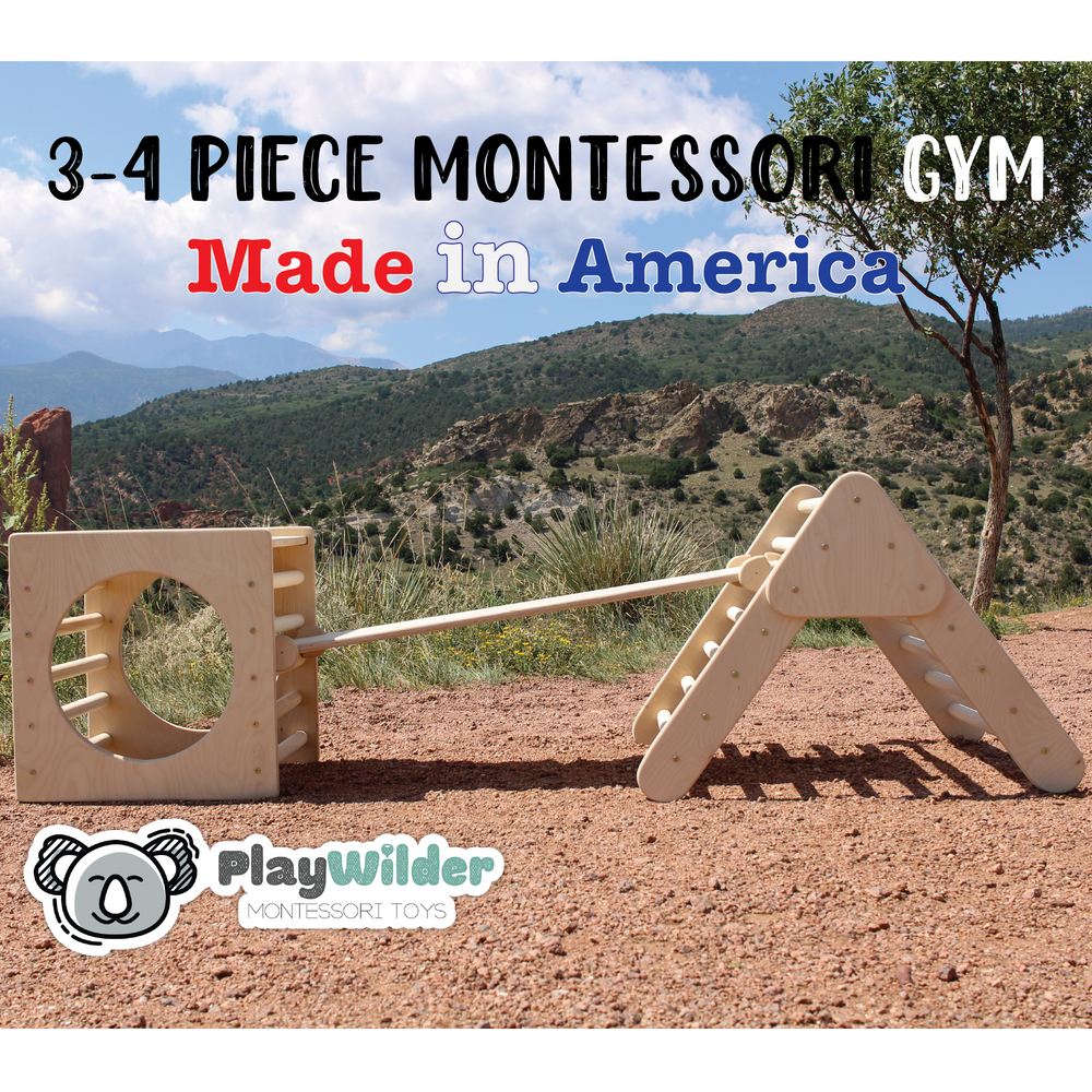 The Epic 3-Piece Montessori Cube Climbing Gym