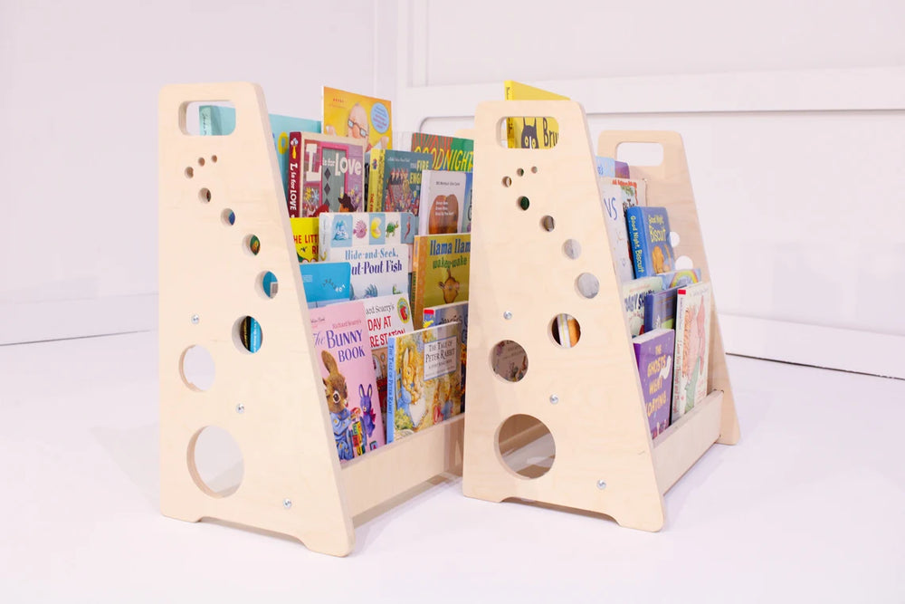 Small Portable Montessori Bookshelf