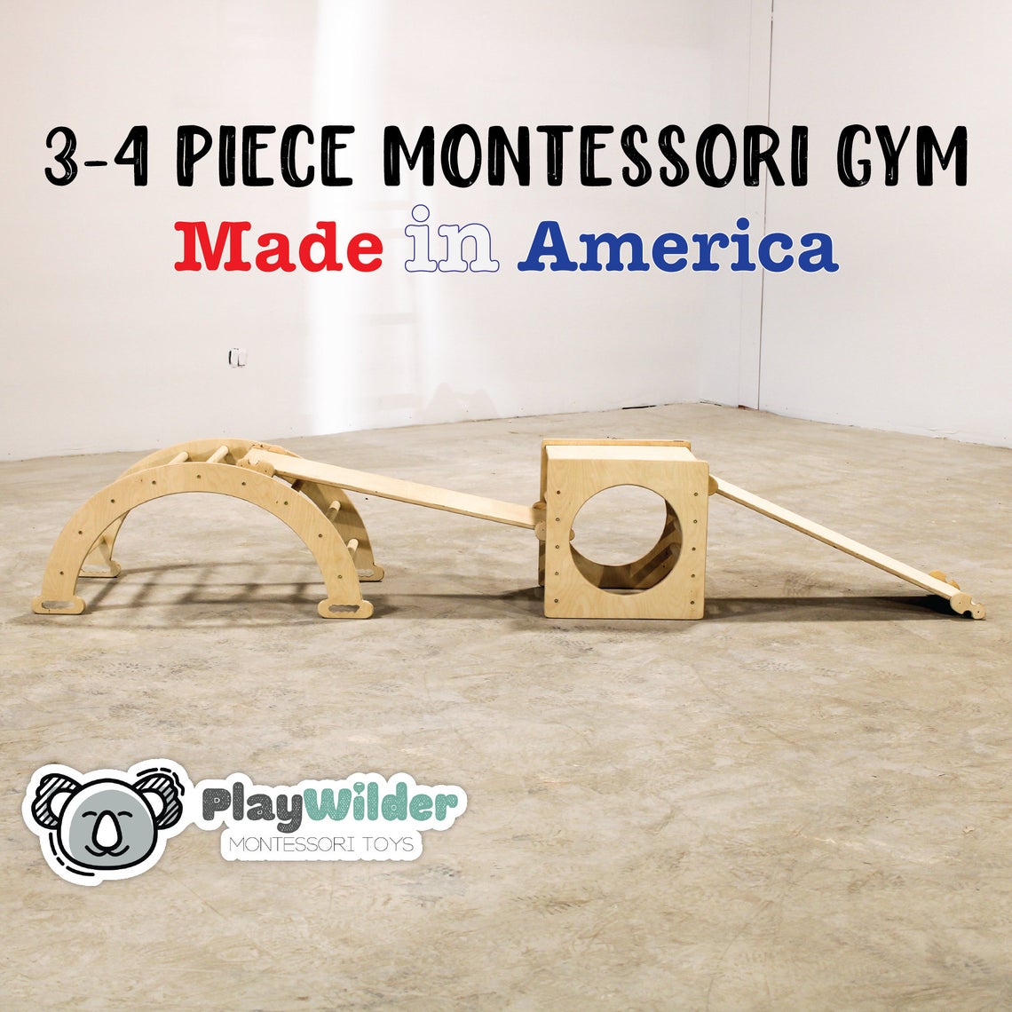 The Montessori Arch + Cube Climbing Gym